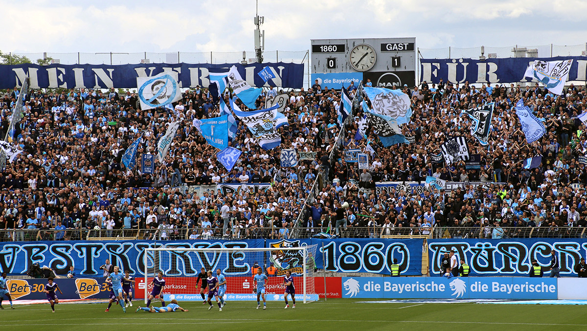 Zuschauer-Kuriosum: 1860 München mit gesamter Liga gleichauf