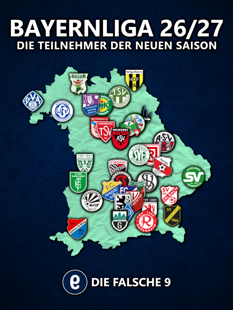 Bayernliga Karte 2026/27