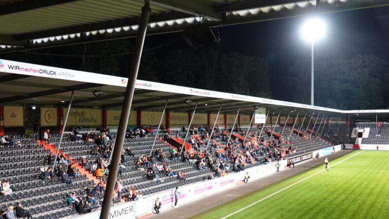 Die Heimspielstätte der Drittligisten Stuttgart II und Großaspach