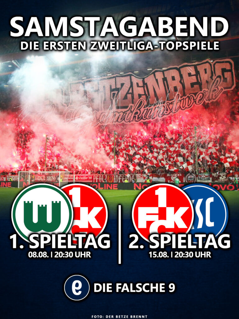 Die ersten Topspiele der 2. Fußball-Bundesliga