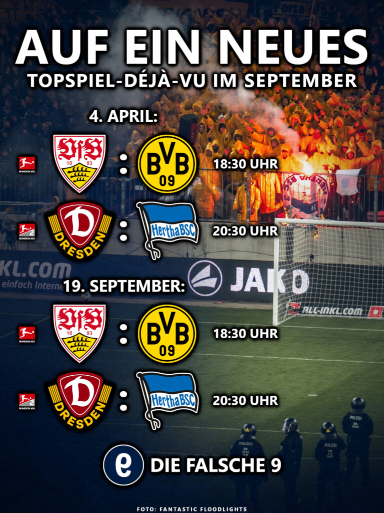 Topspiel Dejavu in Stuttgart und Dresden