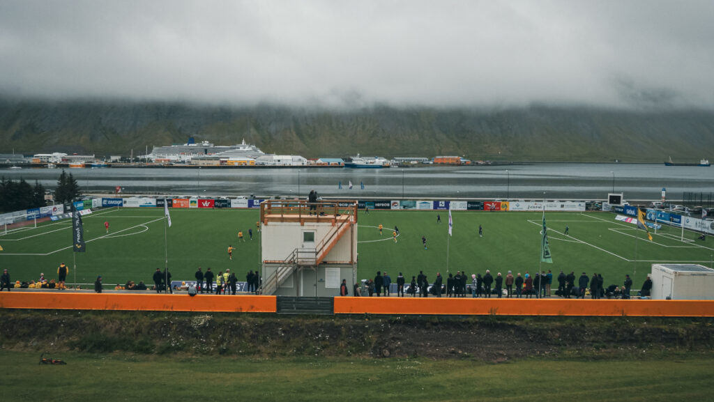 Hier trägt ÍF Vestri seine Heimspiele aus. In der Europa League zieht der Klub um.