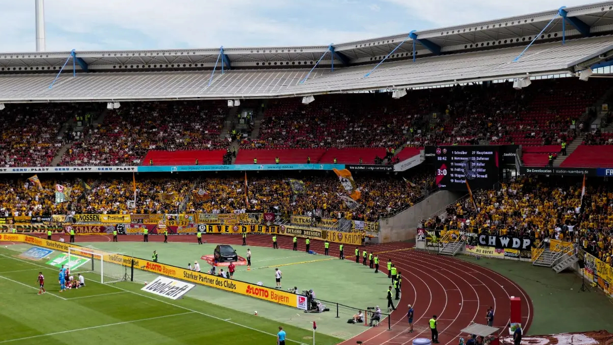 Dynamo Dresden sorgt für größte Gästekulisse in Deutschland