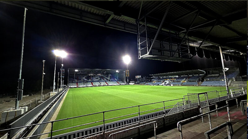 Holstein-Stadion in der 2. Liga