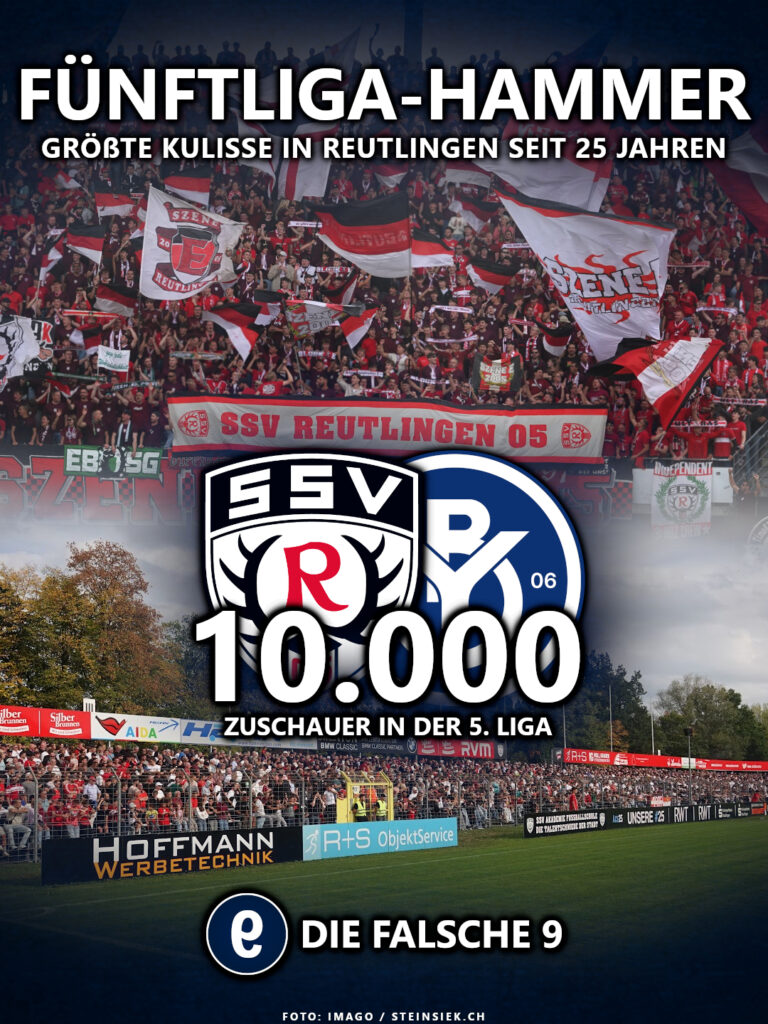 10.000 Zuschauer bei SSV Reutlingen gegen Young Boys